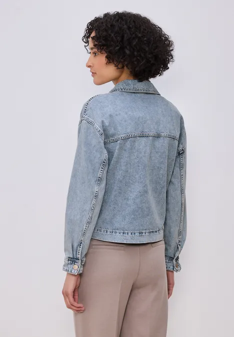 Kurtka jeansowa light blue random washed Kurtka jeansowa light blue random washed