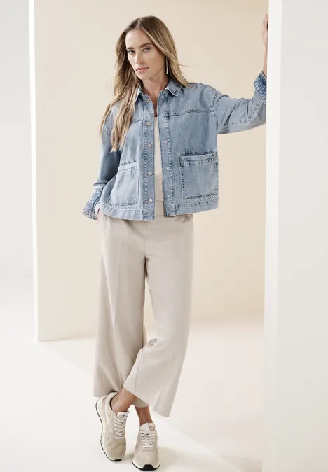 Kurtka jeansowa light blue random washed Kurtka jeansowa light blue random washed