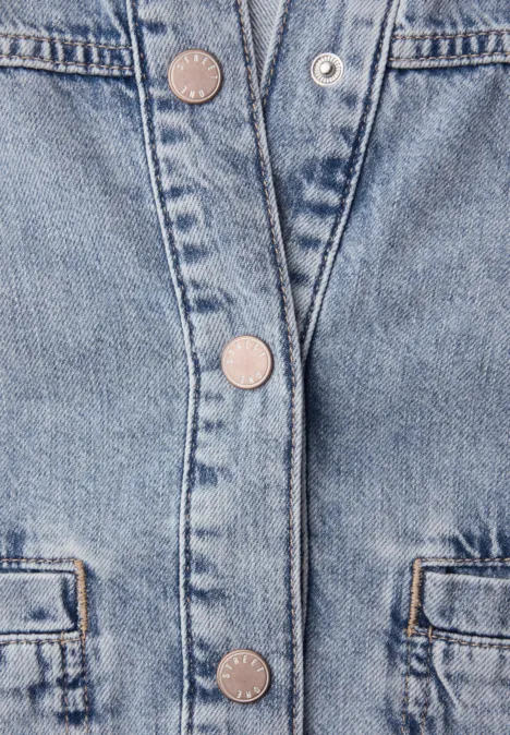 Kurtka jeansowa light blue random washed Kurtka jeansowa light blue random washed