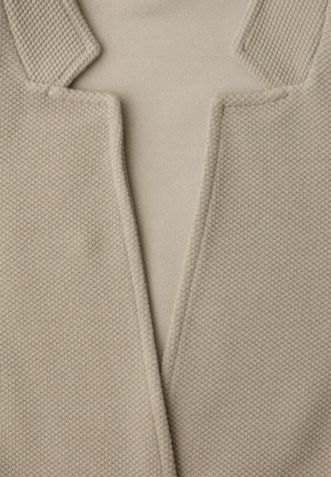 Blazer en jersey structuré timeless beige