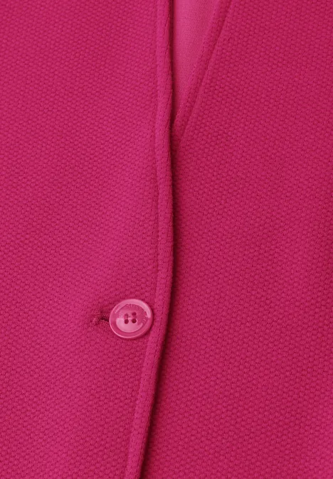 Blazer aus Jersey mit Struktur magenta dream