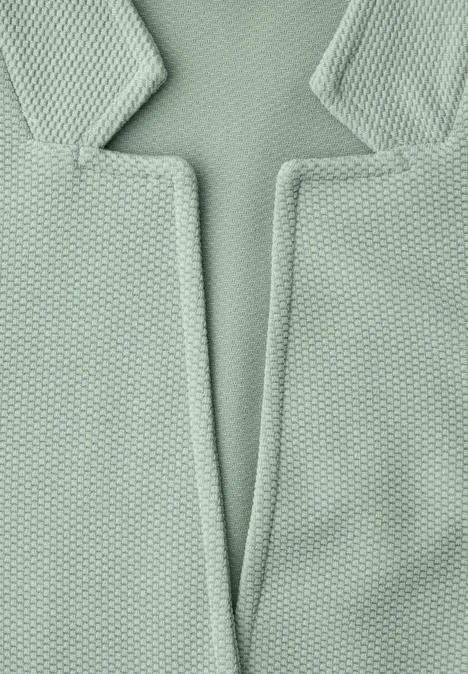 Marynarka z jerseyu ze strukturą mint leaf
