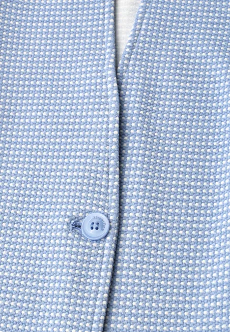 Blazer mit Struktur aus Jersey cashmere blue