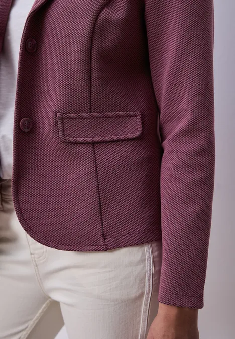 Blazer basique avec col à revers dark clouded blush