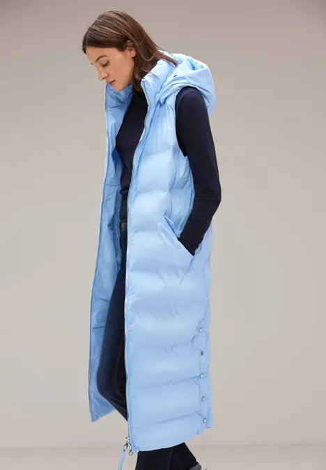 Steppweste light arctic blue