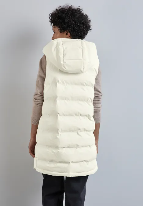 Lang vest snow cream