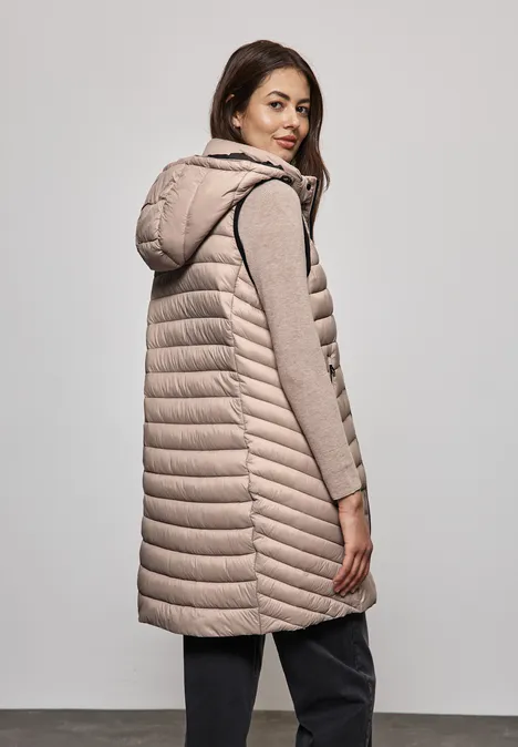 Steppweste light iced gold