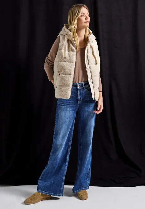 Struktumix Teddy Weste savannah sand