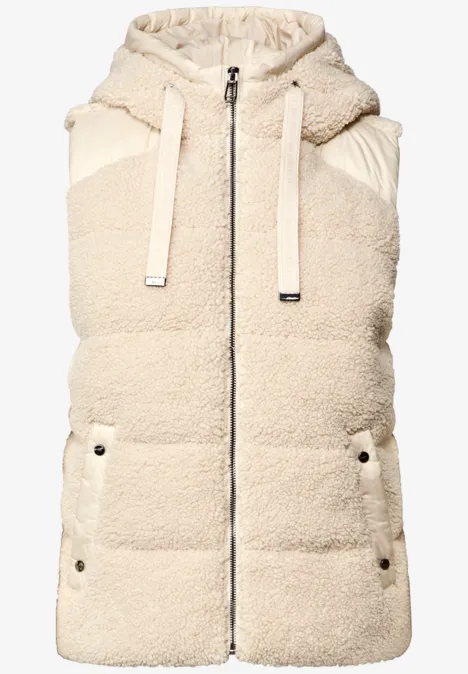 Struktumix Teddy-Weste savannah sand