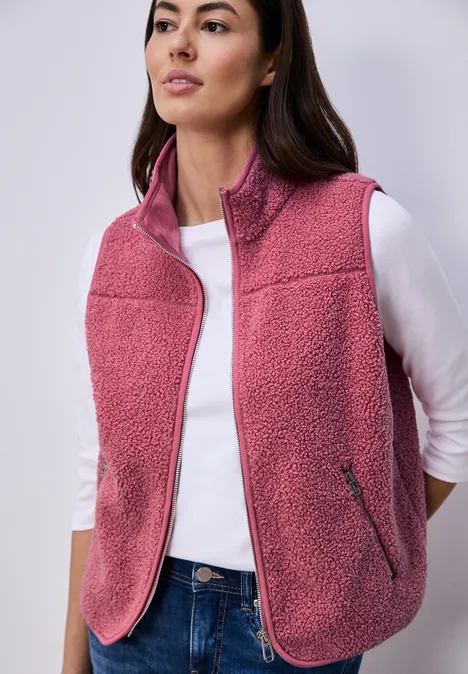 Kuschelige Weste desert berry Kuschelige Weste desert berry