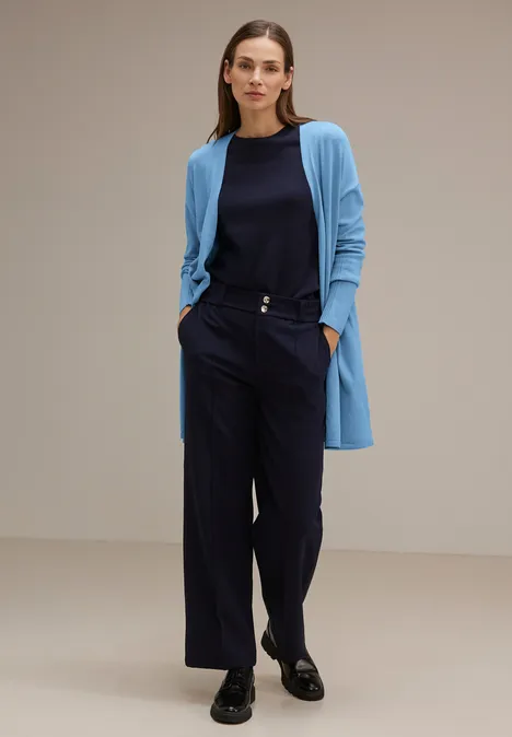 Langer Cardigan gentle blue