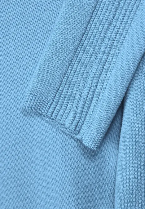 Langer Cardigan gentle blue