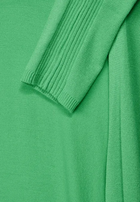 Langer Cardigan light spring green