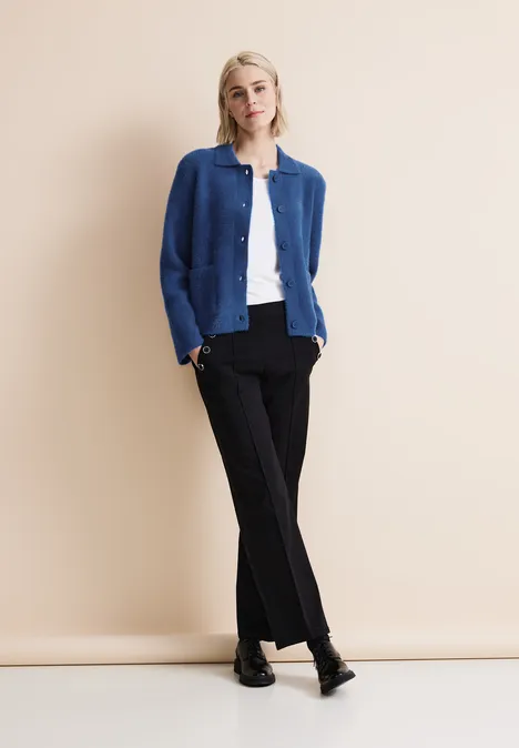 Cardigan van verengaren fresh intense gentle blue