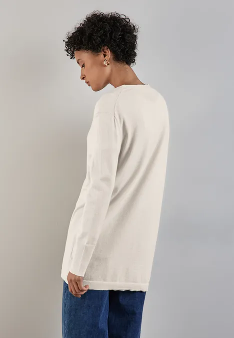 Basic Cardigan oak beige melange
