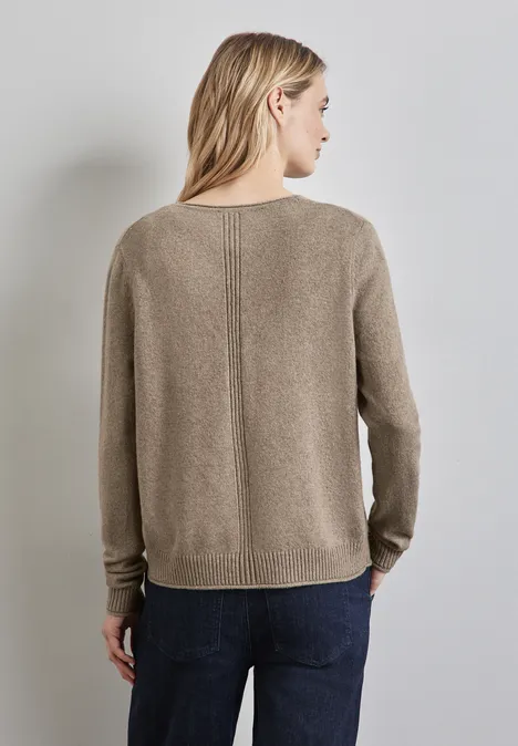Kurzer Cardigan mocha glow mel.