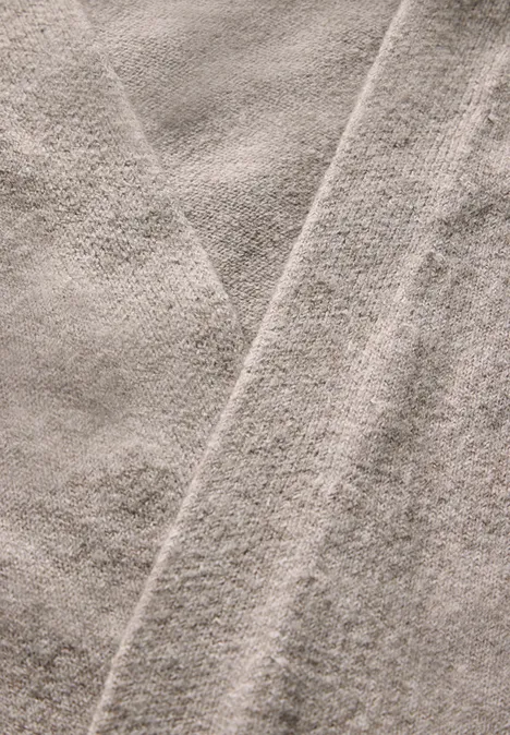 Offener Cardigan breezy beige mel.