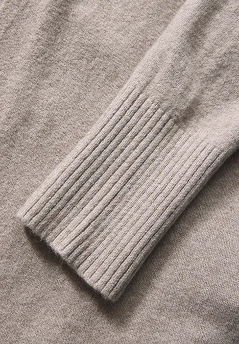 Offener Cardigan breezy beige mel.