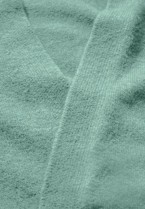 Offener Cardigan sunlit green mel.