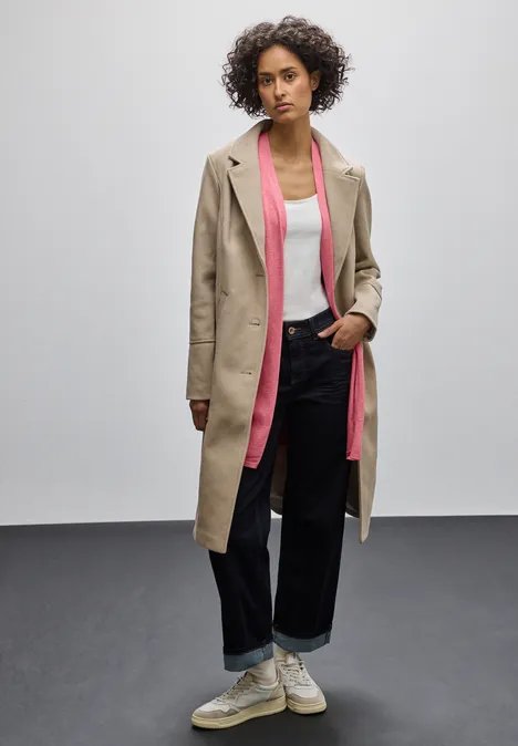 Cardigan long sugar coral mel.