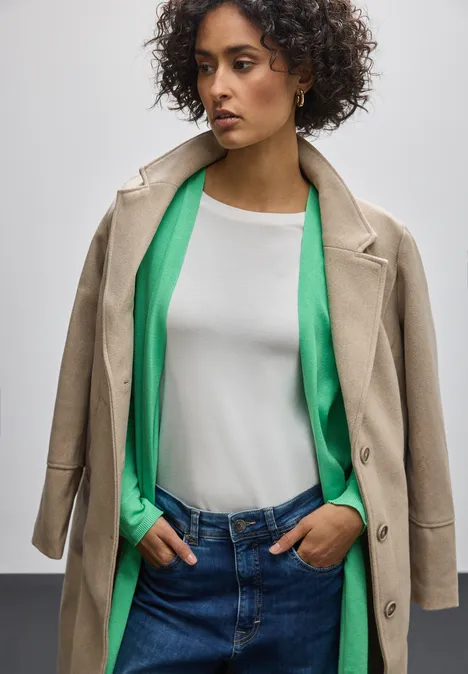 Lang vest tendril green