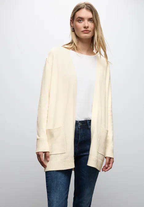 Open Cosy vest soft beige