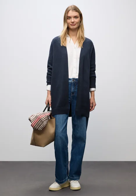 Offener Cardigan deep blue