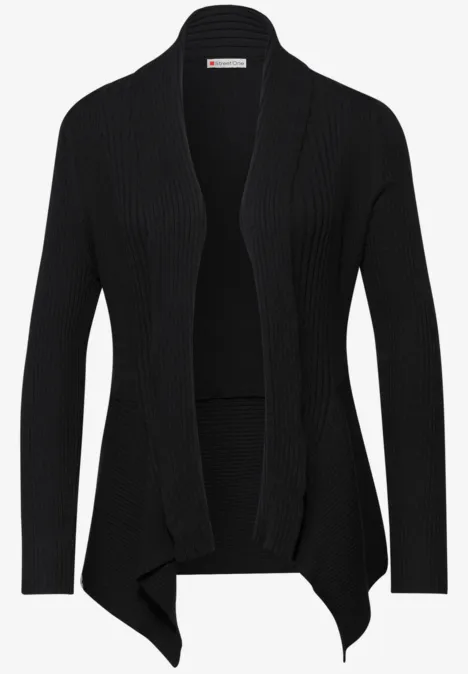 Cutline Cardigan Black Cutline Cardigan Black