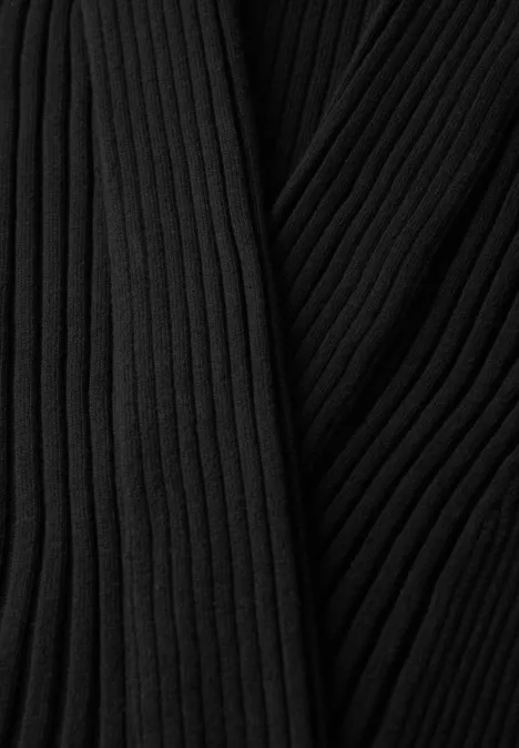 Cutline Cardigan Black Cutline Cardigan Black