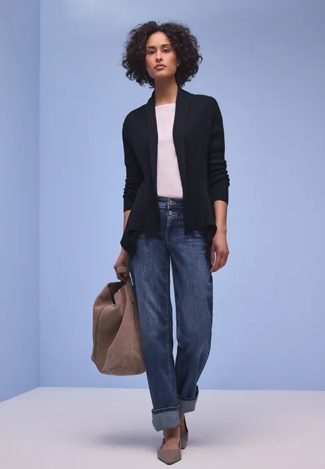 Cutline Cardigan shadowed navy