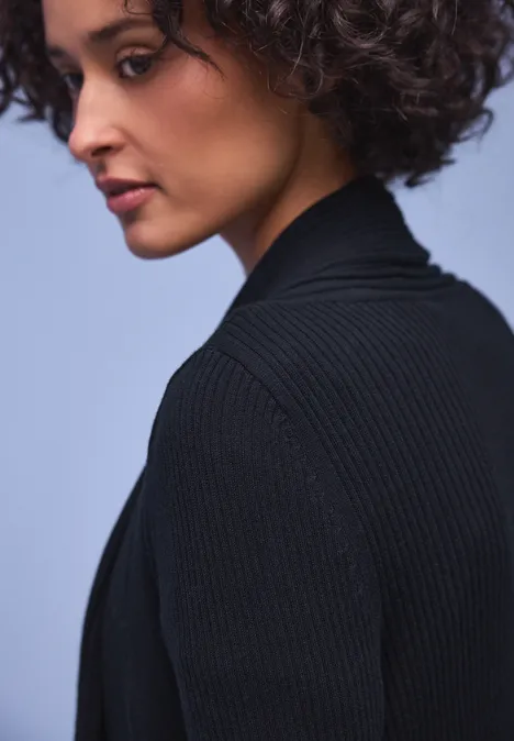 Cutline Cardigan shadowed navy