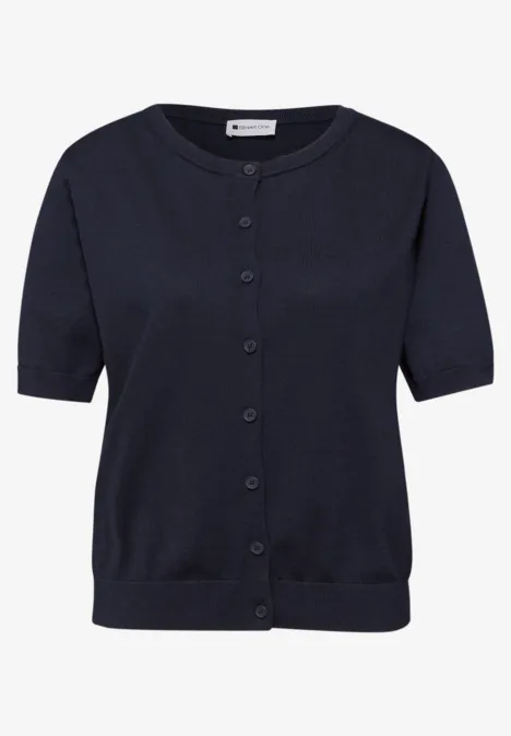 Effen vest shadowed navy