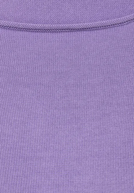 Basic Pullover shiny lilac