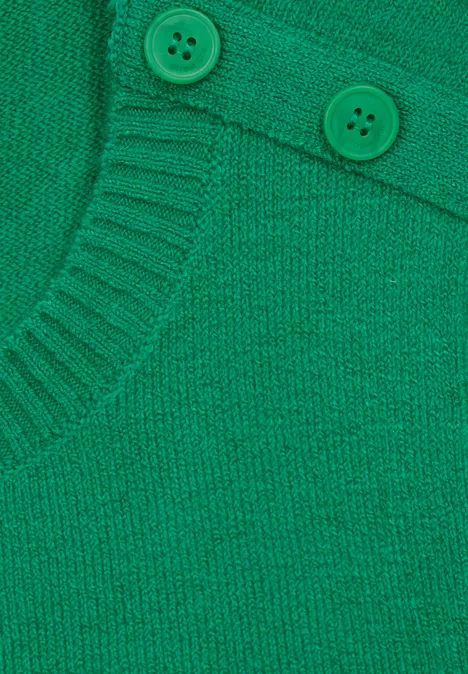 Fijngebreide slipover fresh spring green Fijngebreide slipover fresh spring green