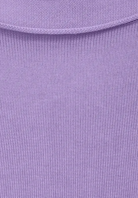 Basic Feinstrickpullover smell of lavender