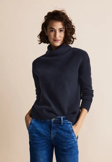 Pull Femme Cecil - Col Bateau, Manches 3/4 Et Détails Scintillants Élégants