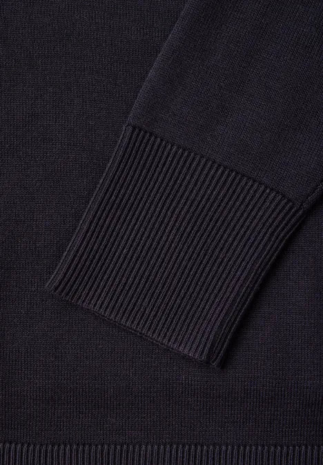 Basic Pullover deep tint blue