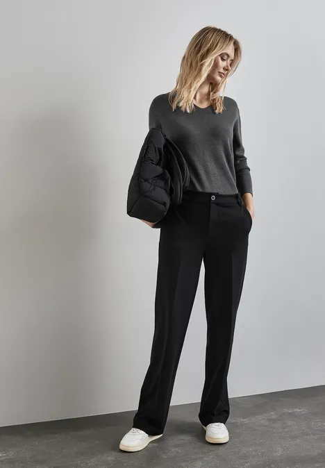 Basic Pullover gravel grey mel.
