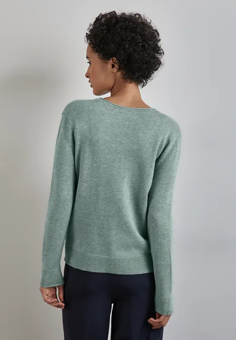 Kuscheliger Pullover temper mint mel.