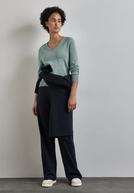 Kuscheliger Pullover temper mint mel.