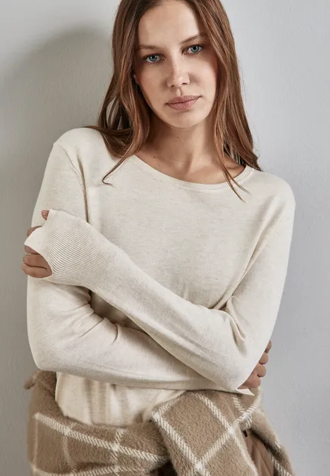 Pullover oak beige melange