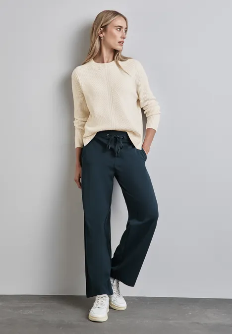 Strukturpullover oak beige melange
