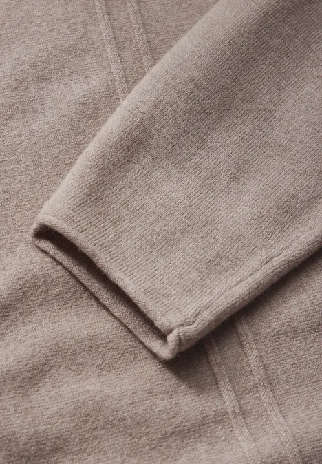 Dolman Pullover mocha beige mel.