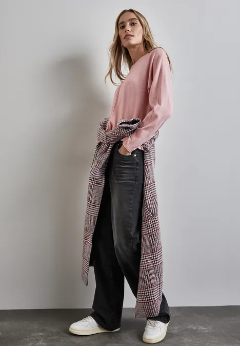 Dolman Pullover petal rose mel.