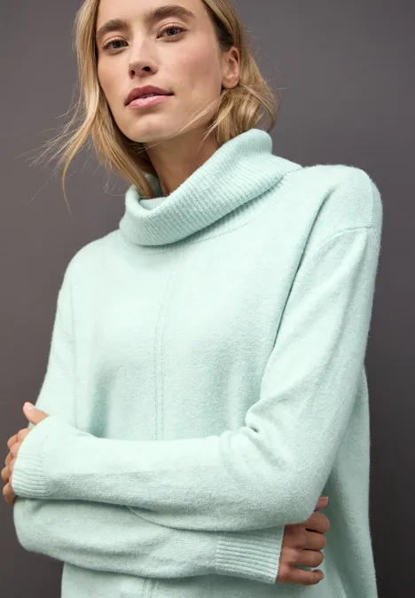 Rollkragen Sweater mellow mint mel.