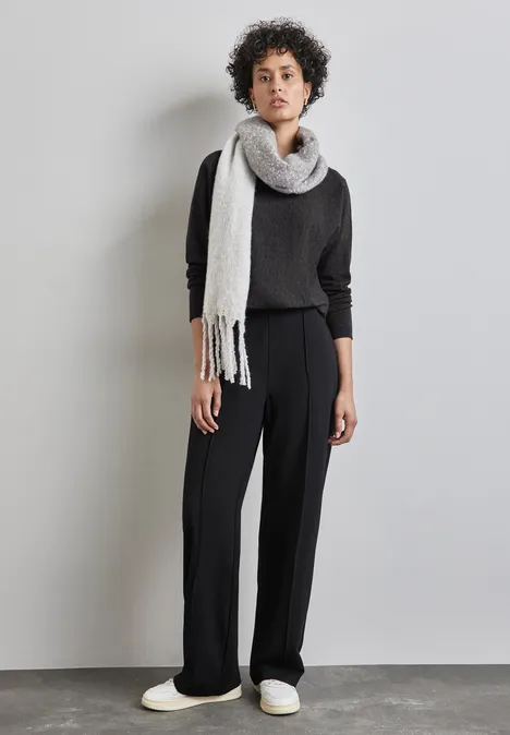 Basic Dolman Pullover anthracite melange