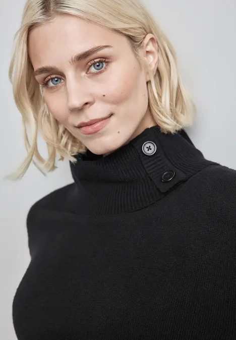 Strickpullover Black