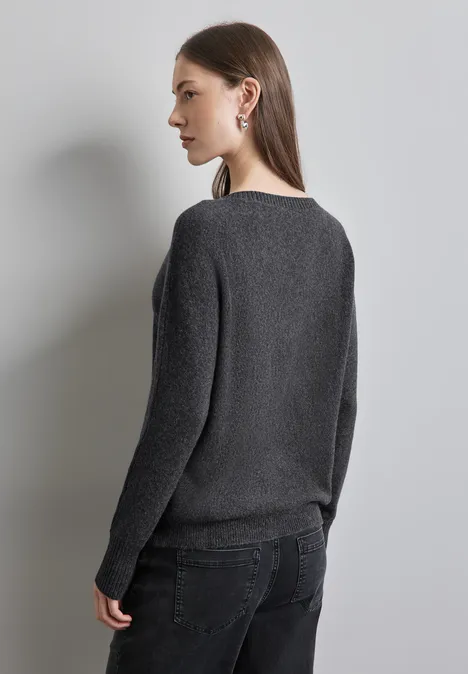 Dolman Pullover gravel grey mel.
