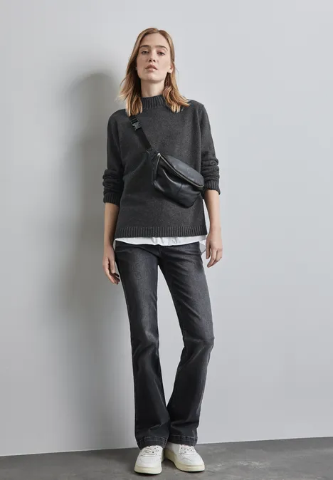 Strickpullover gravel grey mel.