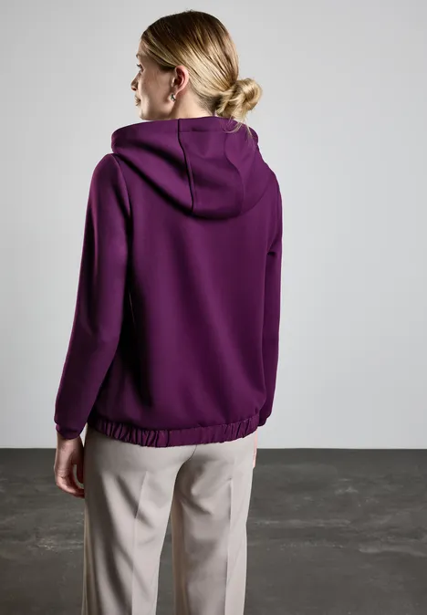 Weicher Hoodie caspia purple